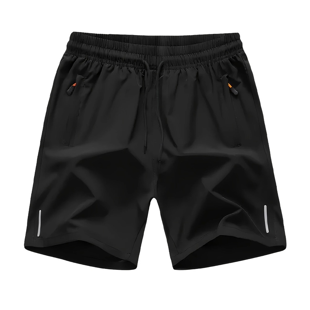 🌟NWT Athletic Performance Shorts with Zippered Pockets-Black